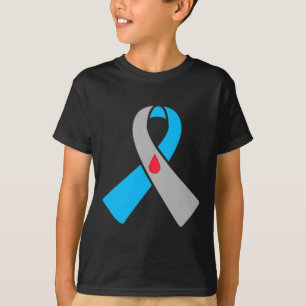 Typ 1 Diabetes-Sensibilisierungskampagne Abzeichen T-Shirt