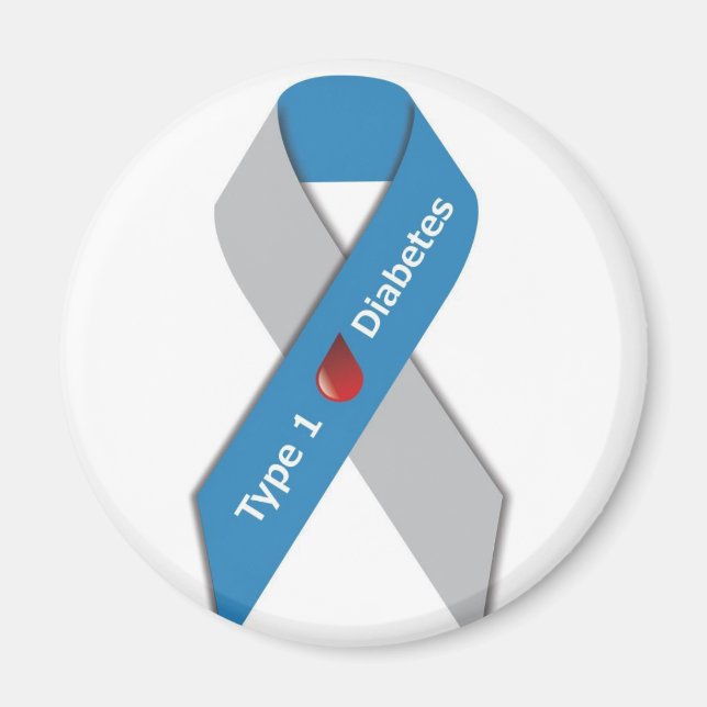 Typ 1 Diabetes-Sensibilisierungskette Magnet (Vorne)
