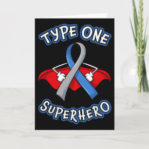 Typ 1 Diabetes Superheran Aufklärungsgeschenk Diab Karte