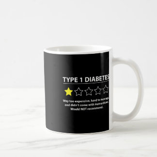 Typ 1 Diabetes T1d Ein Star Rating Fun Awareness Kaffeetasse