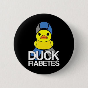 Typ-1-Diabetes T1d Ente Fiabetes Für Diabetes-Bewu Button