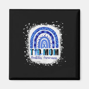 Typ 1 Diabetes T1d Mama Diabetes Awareness Leopard Magnet