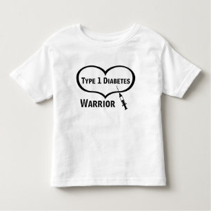 Typ 1 Diabetes Warrior mit Spritze Kleinkind T-Shi Kleinkind T-shirt