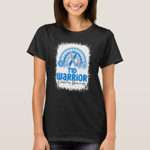 Typ 1 Diabetes Warrior T1D Aufklärungsmonat Rainbo T-Shirt