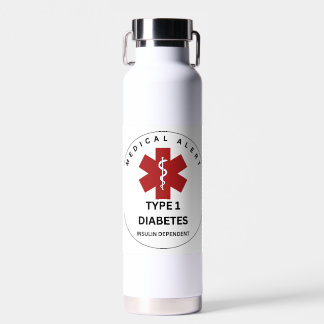 TYP 1 DIABETES WASSERFLASCHE TRINKFLASCHE