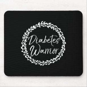Typ 1 Diabetes Zitat Niedliche Blume Design Diabet Mousepad