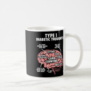 Typ 1 Diabetiker Diabetes Warrior Diabetes Awarene Kaffeetasse