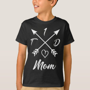 Typ 1 Diabetische Mama T1D Diabetes Bewusstsein Ge T-Shirt