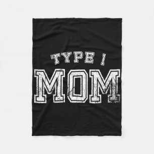 Typ-1-Mama-Bewusstsein Mutter Diabetiker Elterntei Fleecedecke
