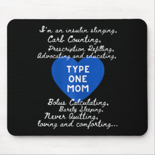 Typ-1-Mutter-Bewusstsein  Mousepad