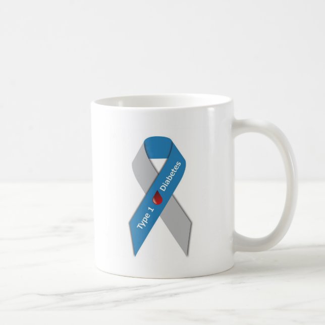Typ- 1diabetes-Bewusstseins-Band Tasse (Rechts)