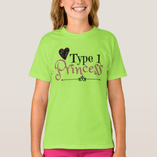 Typ- 1prinzessin: Shirt für Typ-