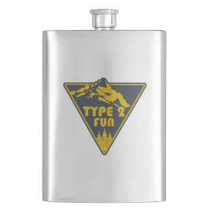 Typ 2 Fun Mountains Flachmann