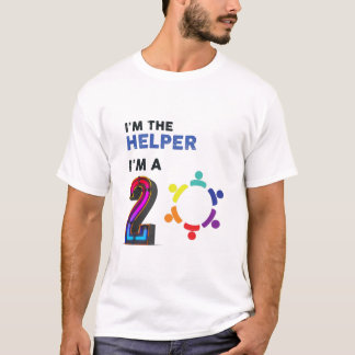 Typ 2 Persönlichkeit Enneagram Funny ich bin der H T-Shirt