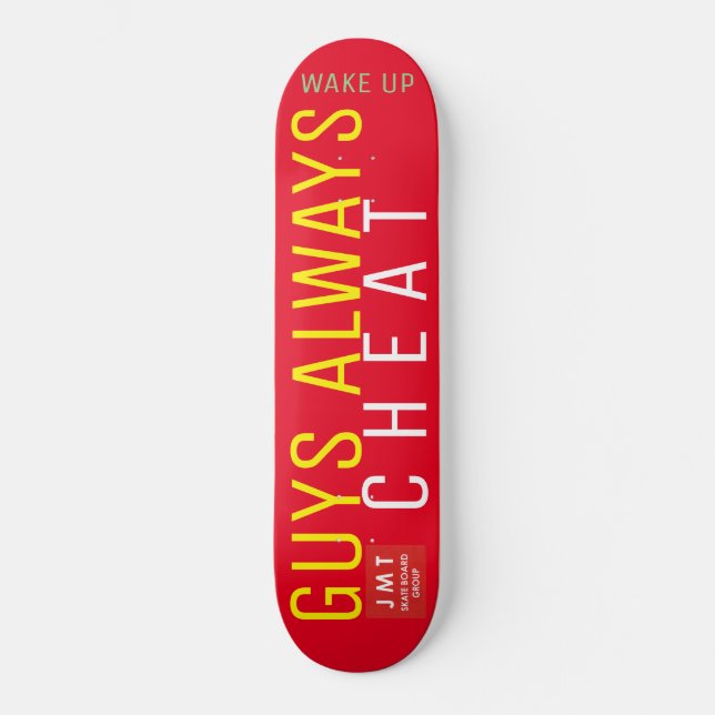 TYP A; WAYS CHEAT SKATEBOARDS (Vorderseite)