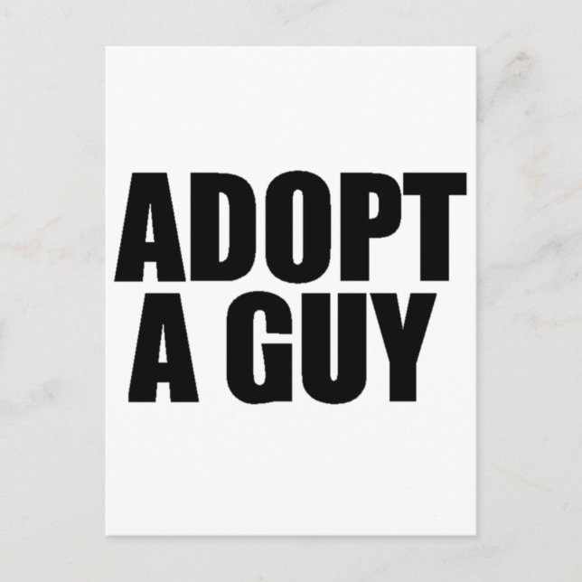Typ adoptiert postkarte (Vorderseite)