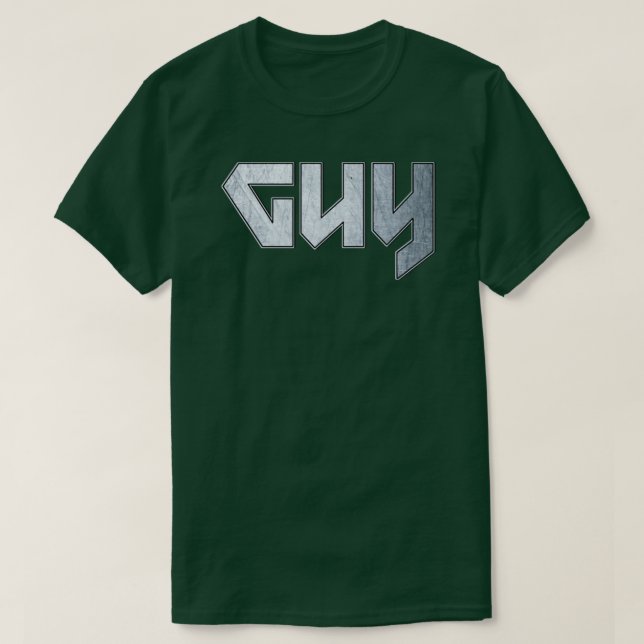 Typ aus Schwermetall T-Shirt (Design vorne)