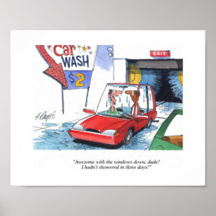 Typ Car Wash Poster