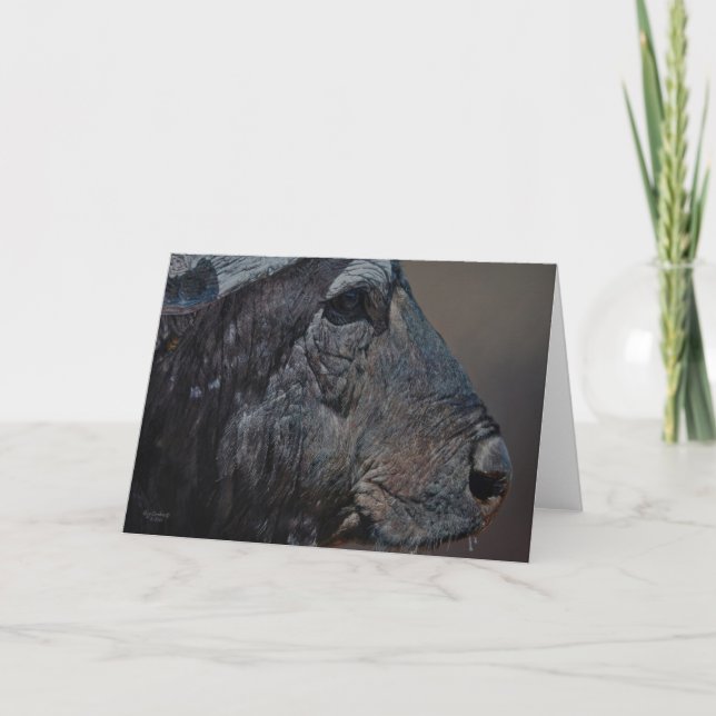 Typ Combes Tier-Kunst-Gruß-Karten Karte (Vorderseite)