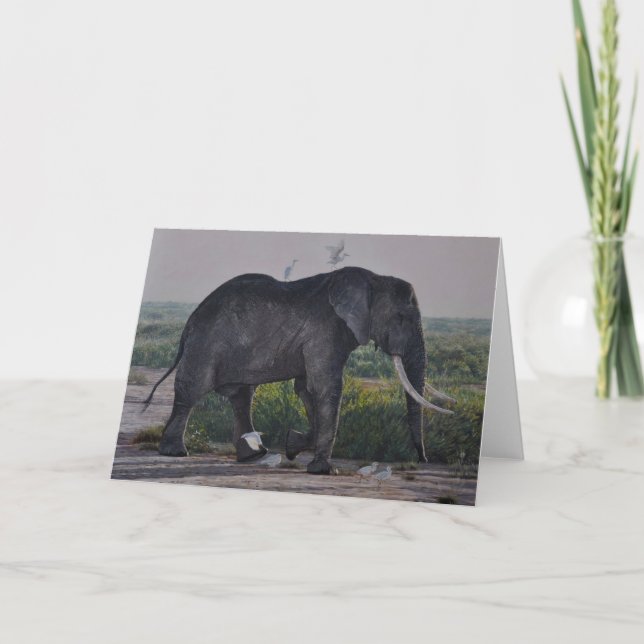 Typ Combes Tier-Kunst-Gruß-Karten Karte (Vorderseite)