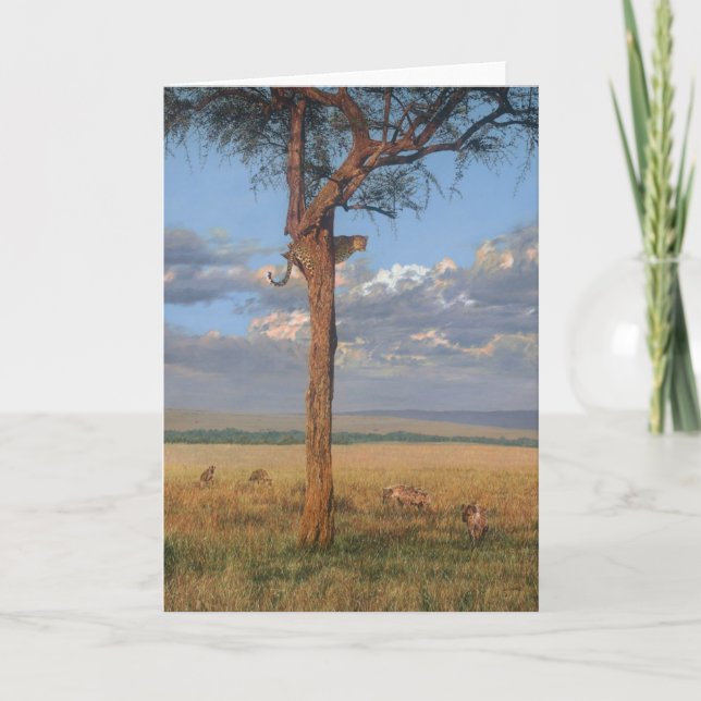 Typ Combes Tier-Kunst-Gruß-Karten Karte (Vorderseite)