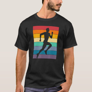 Typ Cross Country Team Not leidende Vintag Retro S T-Shirt