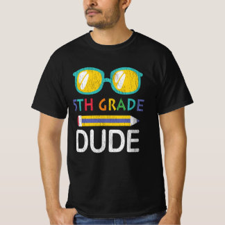 Typ der 5. Klasse Vintag zurück zur vierten Klasse T-Shirt