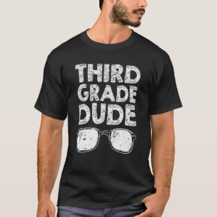 Typ der dritten Klasse Sonnenbrille Lehrer zurück T-Shirt