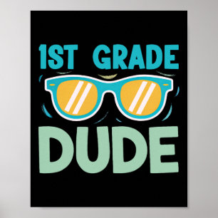Typ der ersten Klasse Kinder zurück in das Schulte Poster