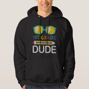 Typ der ersten Klasse Vintag erste Stufe zurück zu Hoodie