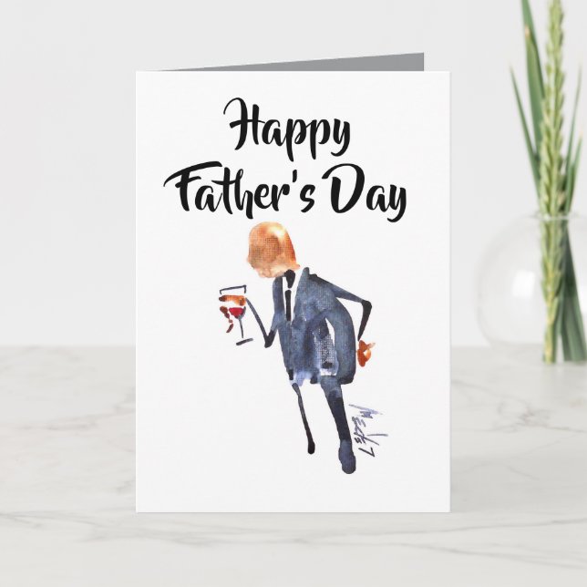 Typ, der immer einen Witz hat! Der glückliche Vate Karte (Vorderseite)