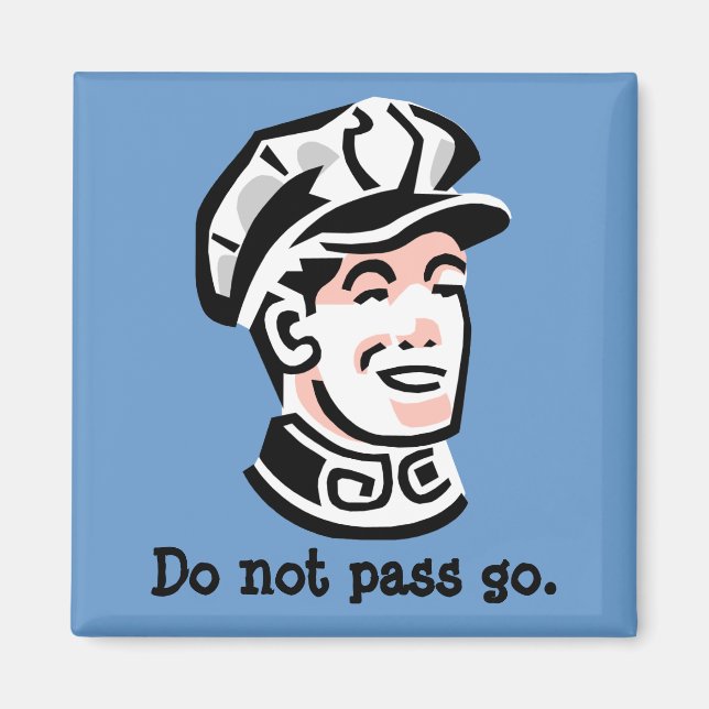 Typ des Polizeibeamten Magnet (Vorne)