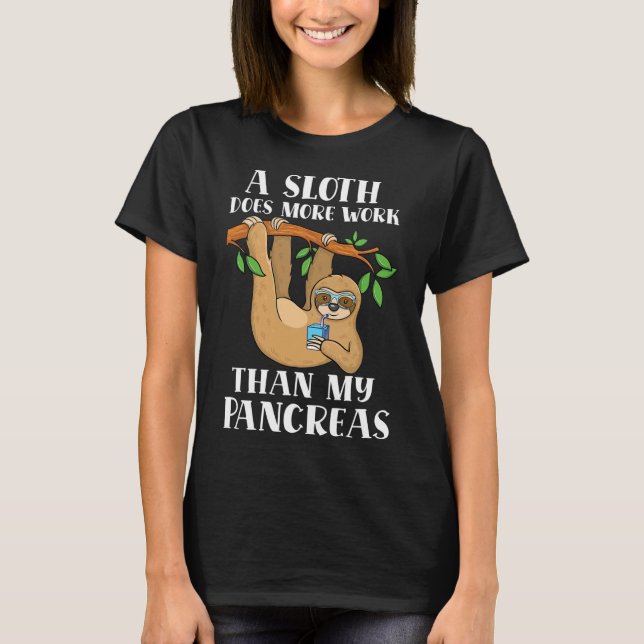 Typ Eins Wunderschöner Fauler Süßer Faultier Typ 1 T-Shirt (Vorderseite)