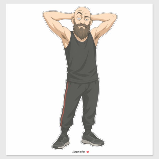 Typ Entspannte Tanzfläche Aufkleber (Blatt)