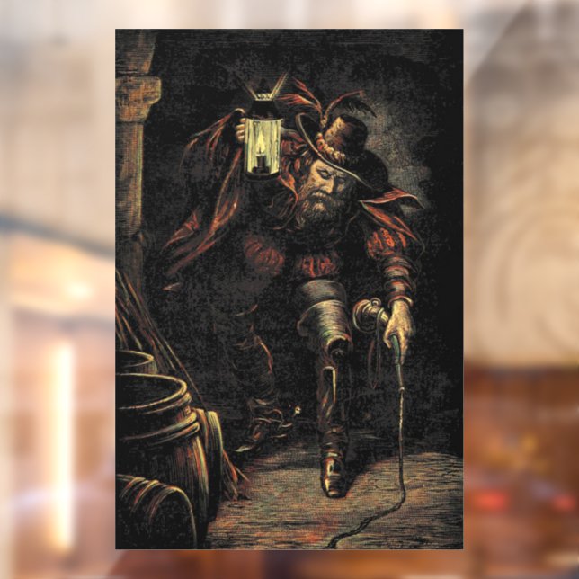 Typ Fawkes: Rebellion Gunpulver Plot & Verrat Fensteraufkleber (Blatt 2)