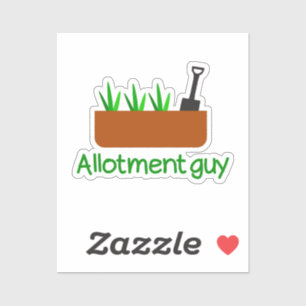 Typ für den Garten Aufkleber