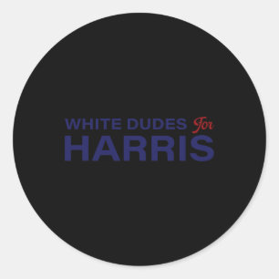 Typ für Harris-Abstimmung 2024 Präsident Kamala Ha Runder Aufkleber