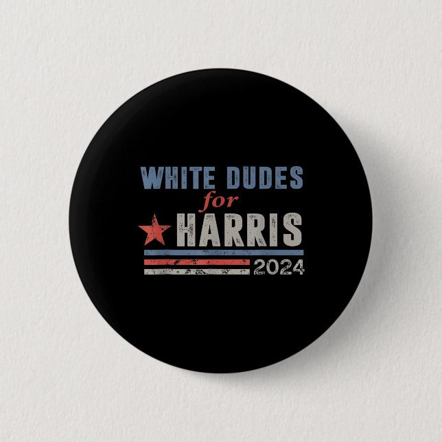 Typ für Harris Harris Waltz 2024 Wahl Kamala Button (Vorderseite)