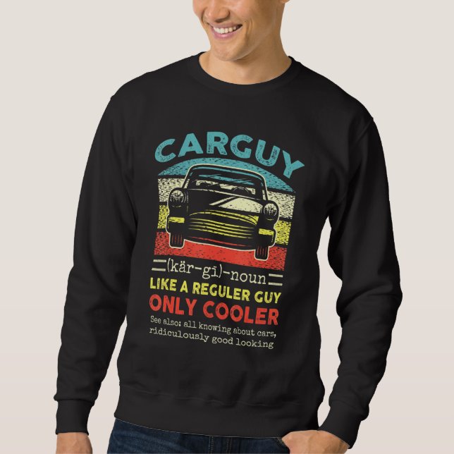 Typ für technische Fahrzeuge Sweatshirt (Vorderseite)