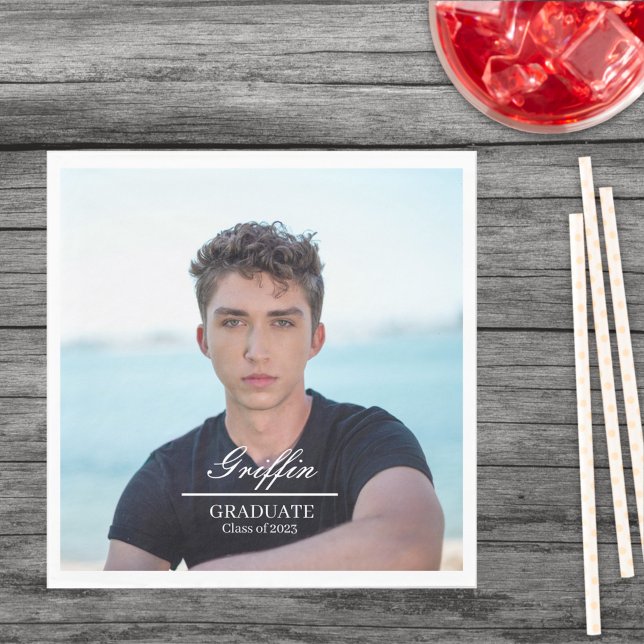 Typ Grad Modernes Graduiertenstudio Maßgeschneider Serviette (Von Creator hochgeladen)