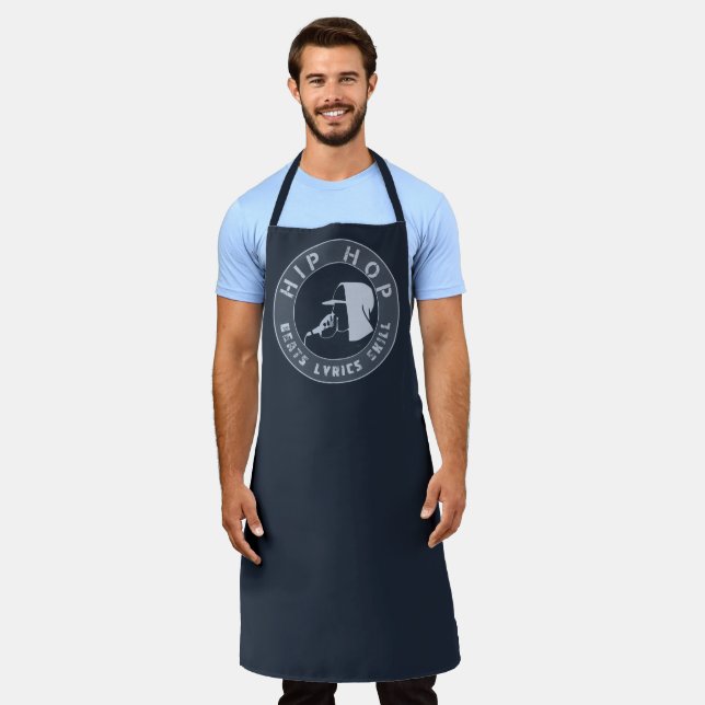 TYP IN HOODIE BERICHTERSTATTUNG AUF DER BIZ-Hip Ho Schürze (Getragen)