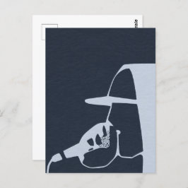 TYP IN HOODIE BERICHTERSTATTUNG ÜBER DAS MIC HIP H POSTKARTE