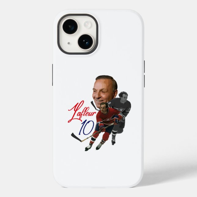 Typ Lafleur Ice Hockey Legende Case-Mate iPhone Hülle (Rückseite)