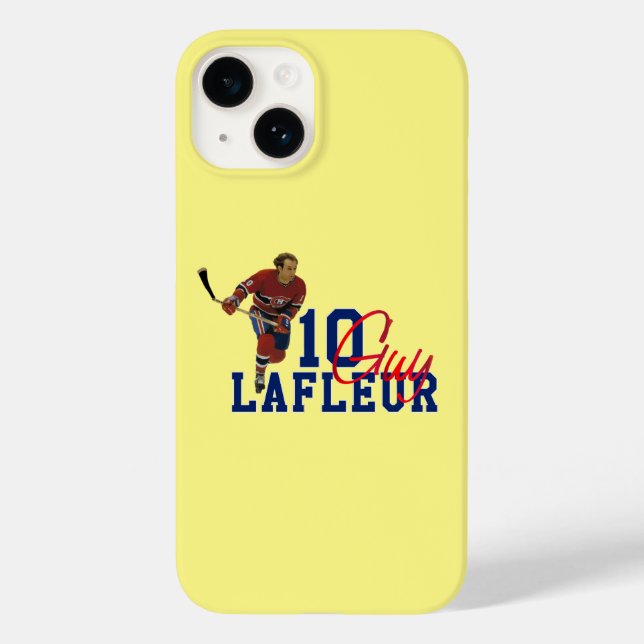 Typ Lafleur Ice Hockey Legende Case-Mate iPhone Hülle (Rückseite)