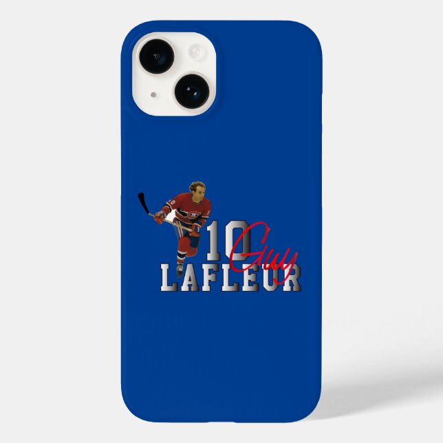 Typ Lafleur Ice Hockey Legende Case-Mate iPhone Hülle (Rückseite)