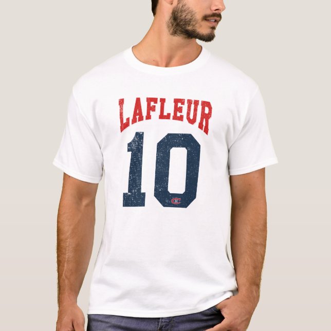 Typ Lafleur Ice Hockey Legende T-Shirt (Vorderseite)