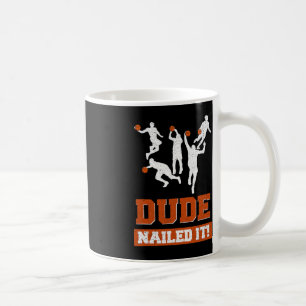 Typ Nails It Basketball Liebhaber spielen Ball Ges Kaffeetasse