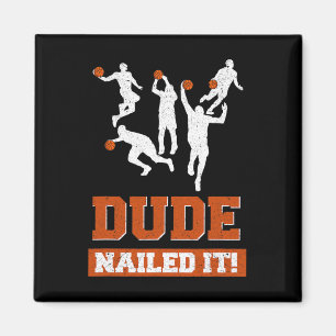 Typ Nails It Basketball Liebhaber spielen Ball Ges Magnet