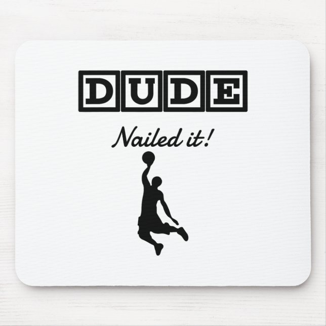 Typ Nails It Ller Sketll Mousepad (Vorne)