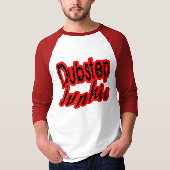 Typ- oder Mädchenbass-Kultur Dubstep Musik Junkie T-Shirt (Vorderseite)
